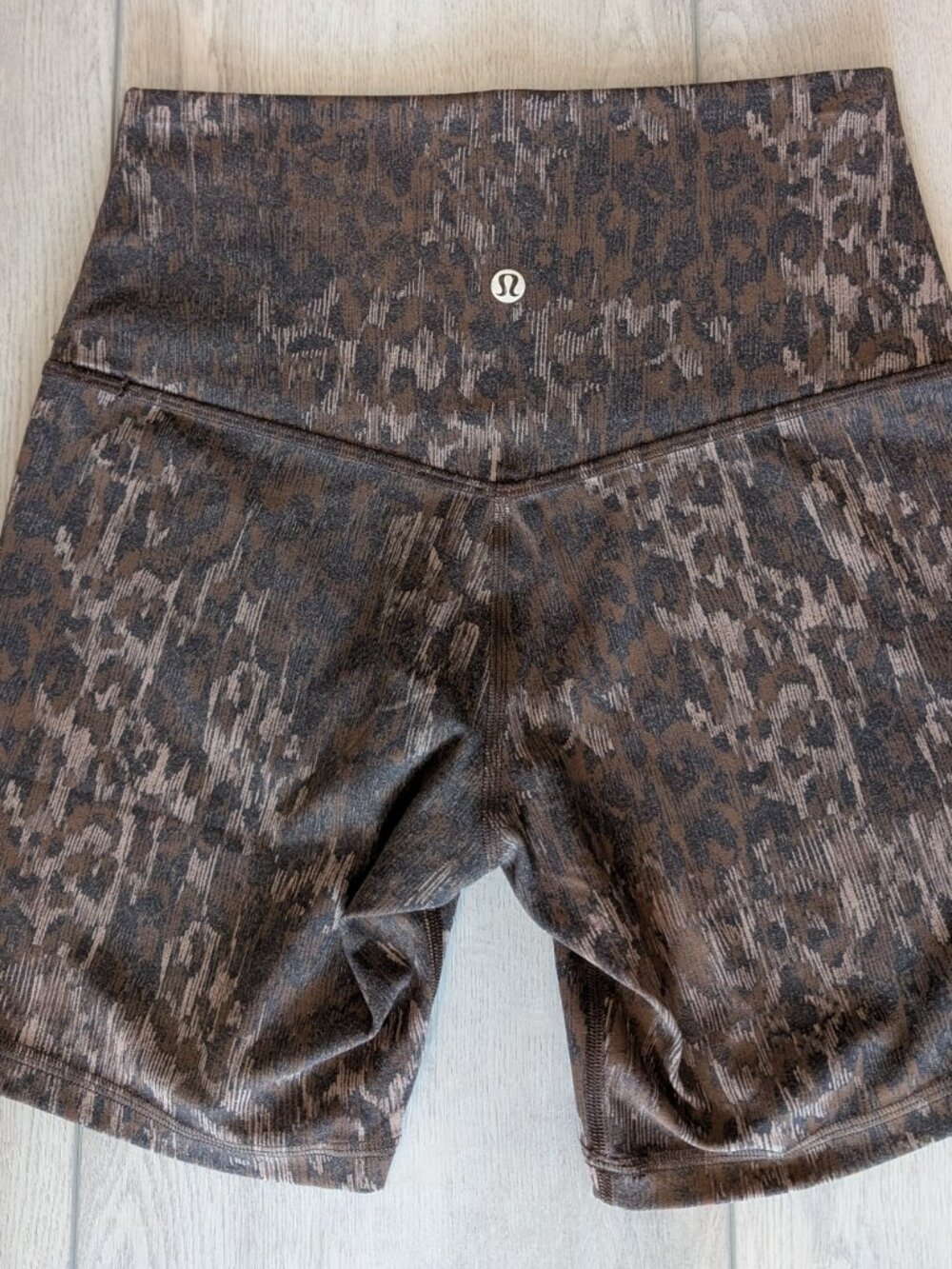NWT Rare Lululemon Align HR Short 6" Truleopard Max Brown Multi Size 6 - Picture 3 of 10